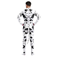 Adult Cow Cosplay Costume Unisex Carnival Animal Jumpsuit PQB1001