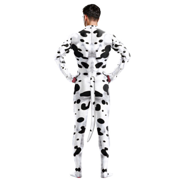 Adult Cow Cosplay Costume Unisex Carnival Animal Jumpsuit PQB1001
