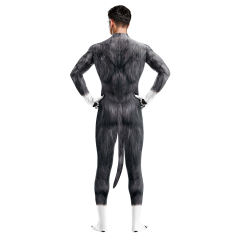 Adult Wolf Cosplay Costume Unisex Sirius Carnival Jumpsuit PQB1003