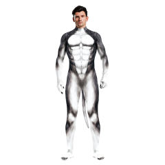Adult Monkey Cosplay Costume Unisex Animal Carnival Jumpsuit PQB1011
