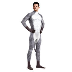 Adult Donkey Cosplay Costume Unisex Moke Carnival Jumpsuit PQB1008