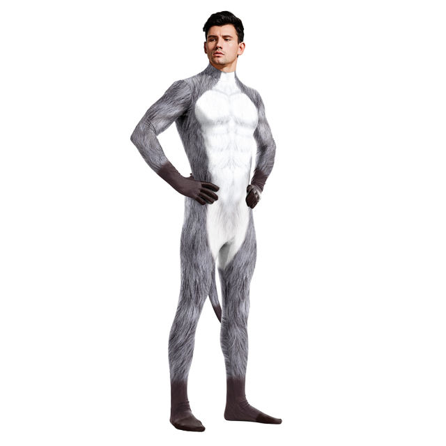 Adult Donkey Cosplay Costume Unisex Moke Carnival Jumpsuit PQB1008