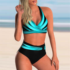 Digital Print Bikini for Women Sexy Plus Size Swimwear PQ8188