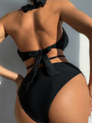 Backless One Piece Swimwear For Women Hollow Out Sexy Bathing Sets PQ6503
