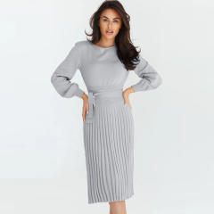 Women's Sweater Dresses Long Sleeve Knitted Dress PQLQ288