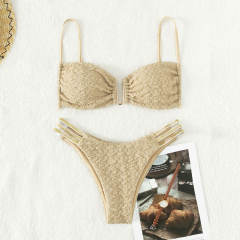 Women Swimwear Wrinkle Bathing Suit Sexy Ins Style Bikini PQ8140
