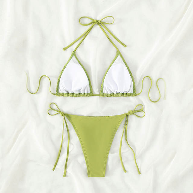 Women Swimwear Sexy Ins Style Bikini Pachwork Bathing Suit PQ8146