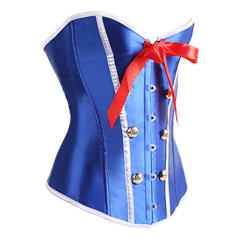 Sailor Cosplay Overbust Corset Sexy Bustier Women Sexy Corselet PQ7397