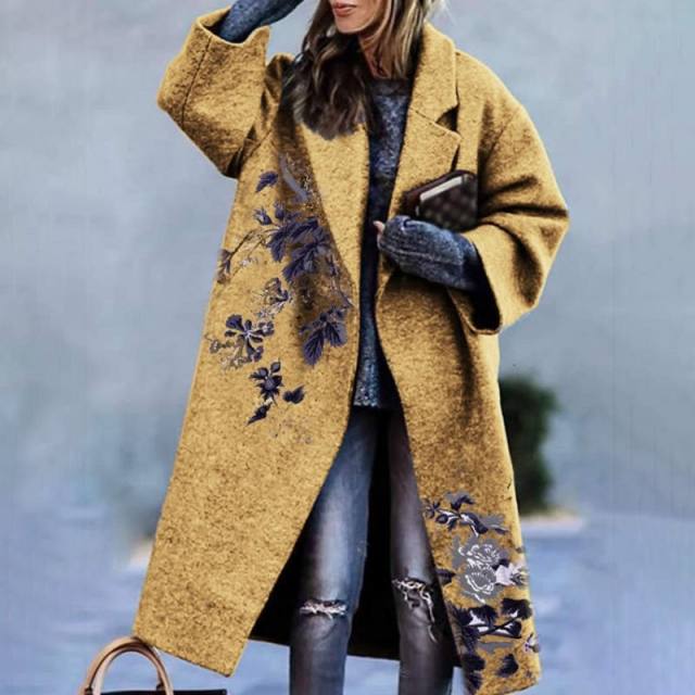 Fashion Casual Winter Coat Women Woolen Jacket Warm PQ8753B