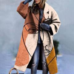 Fashion Casual Woolen Coat Women Winter Jacket Warm Streetwear PQSC8753C