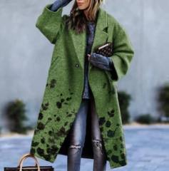 Fashion Casual Winter Coat Women Woolen Jacket Warm PQ8753B