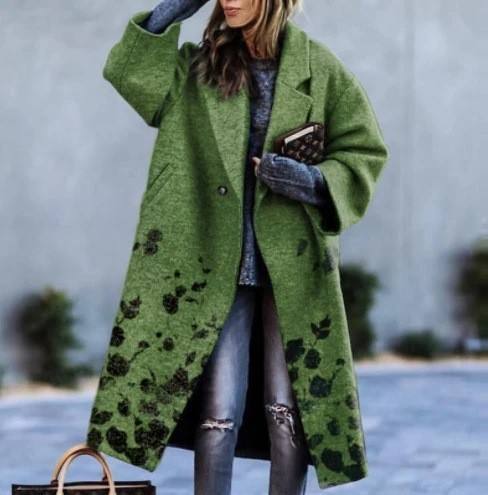 Fashion Casual Winter Coat Women Woolen Jacket Warm PQ8753B
