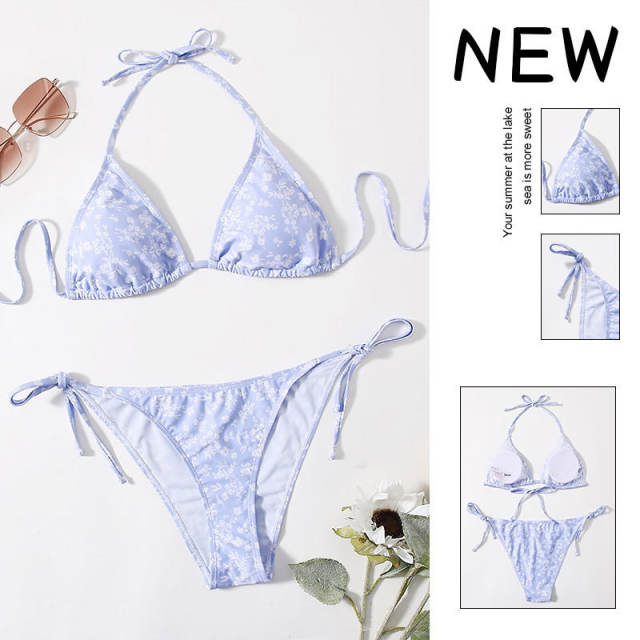 Women Ins Style Bikini Triangle Swimwear Sexy Bathing Suit PQ00123