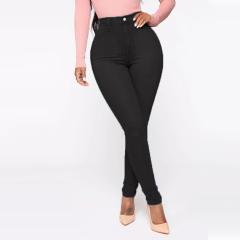 Fashion Plus Size Denim Pants High Waist Trumpet Jeans Women PQJN02