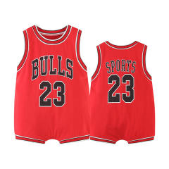 Infants Basketball Jumpers Toddlers Wholesale Jersey Basketball Rompers PQ14676