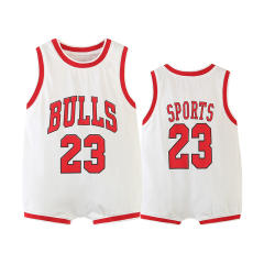 Infants Basketball Jumpers Toddlers Wholesale Jersey Basketball Rompers PQ14676