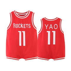 Infants Basketball Jumpers Toddlers Wholesale Jersey Basketball Rompers PQ14676