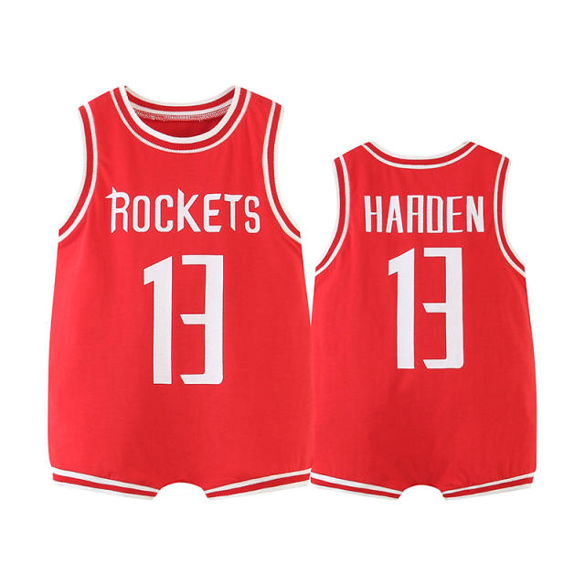 Infants Basketball Jumpers Toddlers Wholesale Jersey Basketball Rompers PQ14676