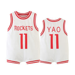 Infants Basketball Jumpers Toddlers Wholesale Jersey Basketball Rompers PQ14676