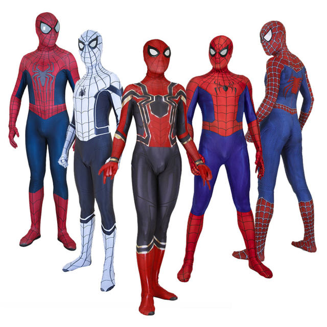 Spider Catsuit Halloween Cosplay Jumpsuit Animation Movie Carnival Zentai PQ5705