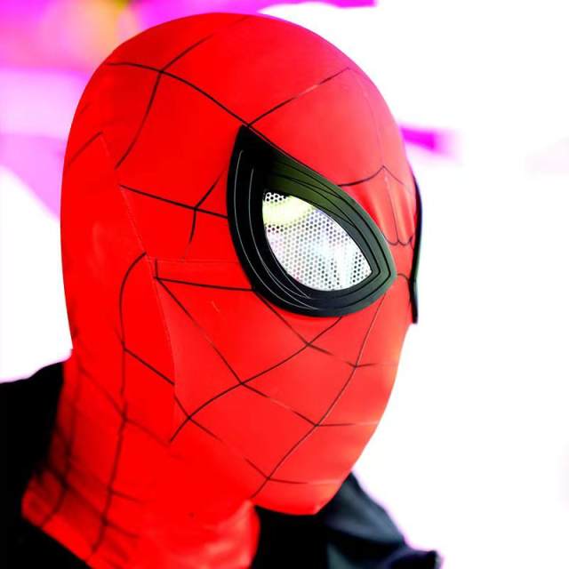 Spider Headgear Halloween Cosplay Mask Animation Movie Carnival Accessories PQ75305