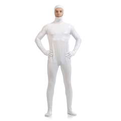 Male PVC Fetish Zentai Sexy Catsuit For Man Night Club Faux Leather Jumpsuit PQ88918