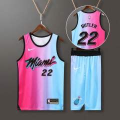 Miami Heat Basketball Clothing Jimmy Butler Outfit Basketball Team Uniform PQJB001