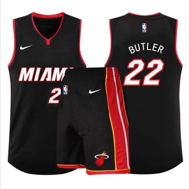 Miami Heat Basketball Clothing Jimmy Butler Outfit Basketball Team Uniform PQJB001