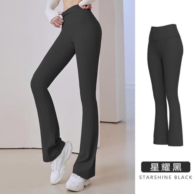 Sexy Yoga Outfit For Women Workout Flared Pants Fitness Supplies MK025