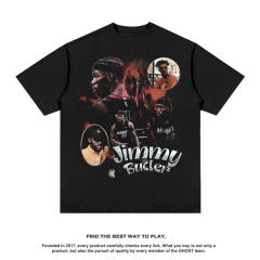 Jimmy Butler Cotton T-shirts Miami Heat Theme Streetwear 8th Seed Upset Basketball Tops PQ6121