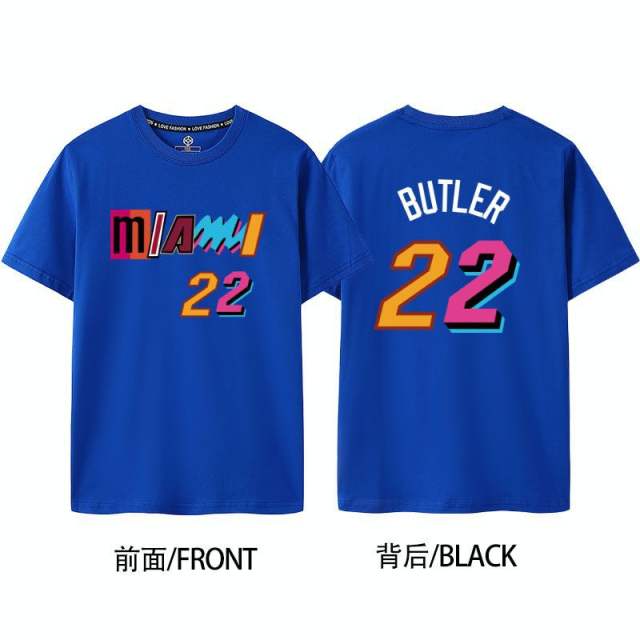 Jimmy Butler Basketball Fan Tops Miami Heat Streetwear 8th Seed Upset Cotton T-shirt PQ63356