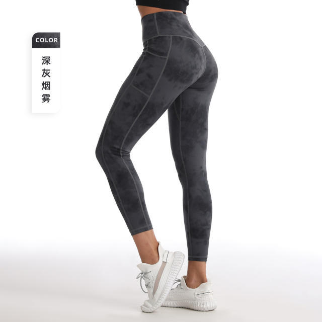 Digital Print Yoga Outfit For Women Sexy Ladies Workout Leggings PQL002