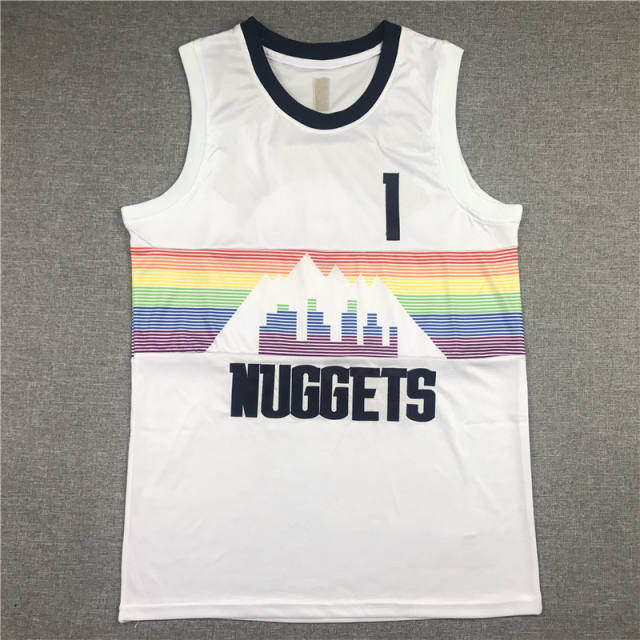 Denver Nuggets Fan Apparel Nikola Jokic Outfit Basketball Jamal Murray Team Jersey PQ15271