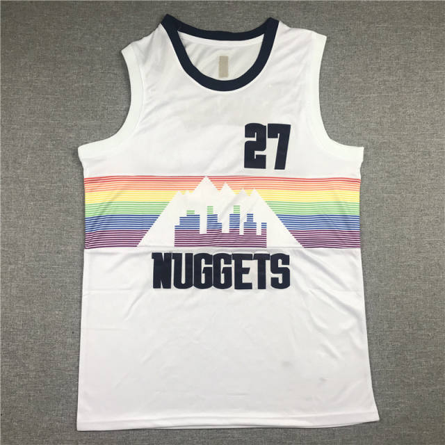 Denver Nuggets Fan Apparel Nikola Jokic Outfit Basketball Jamal Murray Team Jersey PQ15271
