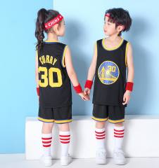Kid Stephen Curry Kits Retro Tops Basketball Jersey GSW Jersey Team Uniform PQ33802