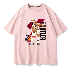 Jimmy Butler Timeout Gesture T-shirts Unisex Basketball Fan Apparel Cotton Tops PQ01979