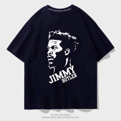 Jimmy Butler Fans T-shirts For Unisex Black Eight Miracle Shirts Cotton Tops PQ01592