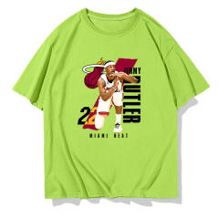 Jimmy Butler Timeout Gesture T-shirts Unisex Basketball Fan Apparel Cotton Tops PQ01979