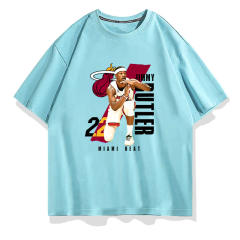 Jimmy Butler Timeout Gesture T-shirts Unisex Basketball Fan Apparel Cotton Tops PQ01979
