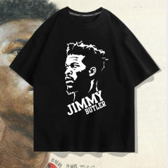 Jimmy Butler Fans T-shirts For Unisex Black Eight Miracle Shirts Cotton Tops PQ01592