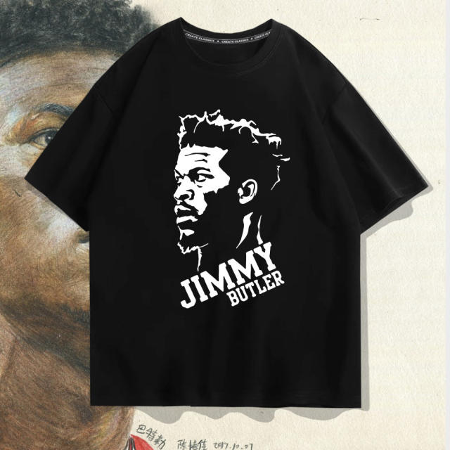 Jimmy Butler Fans T-shirts For Unisex Black Eight Miracle Shirts Cotton Tops PQ01592