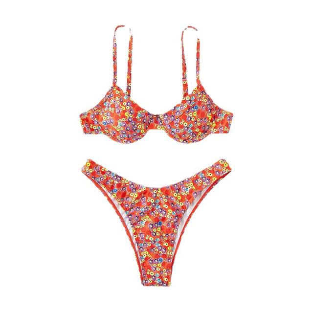 Underwire Bra Bikini Set For Lady Water Sports Wear Beach Equipment PQX2-24