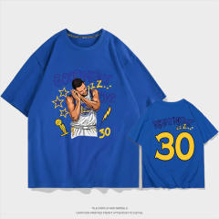 Stephen Curry Fans Tops Good Night Cotton T-shirts Championship Trophy Fan Apparel PQSC010