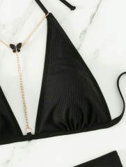 Triangle Bikinis Set For Lady Water Sports Wear Beach Equipment PQXM028