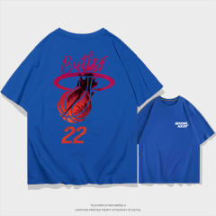 Jimmy Butler Basketball T-shirts Cotton Tops 8th Seed Upset Streetwear Basketball Fan Apparel PQ01612