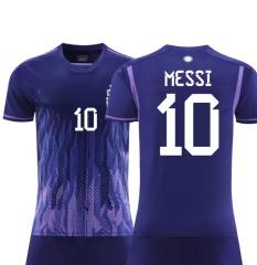 Leo Messi Fans T-shirts For Adult Argentina 3 Three Stars Football Souvenirs Tees PQAR001