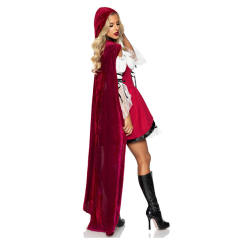 Little Red Riding Hood Costume Masquerade Fancy Dress Halloween Beauties Outfit PQ99217B