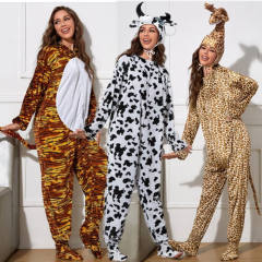 Plush Animal Sleepwear The Giraffe Costume Women Sexy Carnival PQ96685