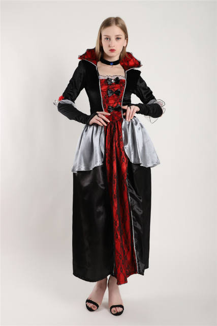 Women Halloween Vampire Costume wholeslae Carnival Masquerade Fancy Dress PQ2596