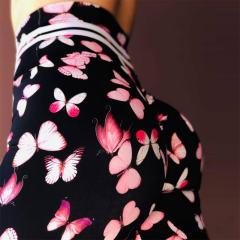 Butterfly Print Jogging Clothing High Waist Athletic Wear Sexy Spring Leggings PQHY531